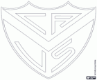 Emblème de CA Velez Sarsfield, équipe de football et club de sports dans la ville de Buenos Aires, Argentine