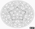 Classic mandala circulaire