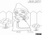 La belle Juliette est la fille du chef des gnomes de le Jardin Rouge