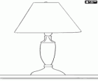 Lampe de table avec abat-jour