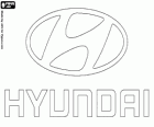 Logo de Hyundai, marque de voitures en Corée du Sud