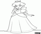 Princesse Peach Toadstool, la princesse du Royaume Champignon