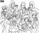 Les sirènes princesses à le chant, les principaux protagonistes de Mermaid Melody Pichi Pichi Pitch