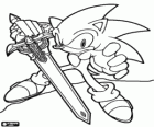 Sir Sonic, Sonic avec l'épée d'un chevalier