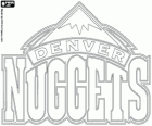 Logo de Denver Nuggets, équipe de la NBA. Division Nord-Ouest, Conférence Ouest 
