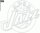 Logo Utah Jazz, équipe NBA. Division Nord-Ouest, Conférence Ouest 