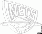 Logo New Jersey Nets, équipe de la NBA. Division de l'Atlantique, Conférence Est