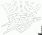 Logo d'Oklahoma City Thunder, équipe de NBA. Division Nord-Ouest, Conférence Ouest 