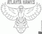 Logo Atlanta Hawks, équipe de NBA. Division Sud-Est, Conférence Est