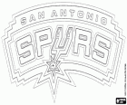 Logo San Antonio Spurs, équipe de la NBA. Division Sud-Ouest, Conférence Ouest 