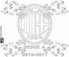 AC Milan, champion de la ligue italienne de football. Lega Calcio Serie A 2010-2011
