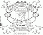 Manchester United, champion de la ligue de football anglais. Premier League 2010-2011