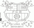 FC Barcelone, le Barça, champion de la ligue espagnole de football 2010-2011