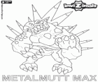 Metalmutt Max. Invizimals. Ils aiment la musique rock et les combats