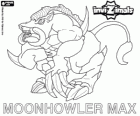 Moonhowler Max. Invizimals. Vit dans l'obscurité totale, mais a peur de l'obscurité