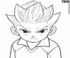 Shuya Gouenji ou Axel Blaze, attaquant et meilleur buteur de l'équipe de Raimon dans les aventures de Inazuma Eleven