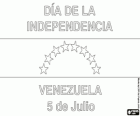 Fête de l'Indépendance du Venezuela. Le 5 Juillet en commémoration de la Déclaration d'Indépendance de l'Espagne en 1811