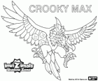 Crooky Max. Invizimals Shadow Zone. Invizimal égoïste, manipulateur et avide, trop fou sur le étincelles