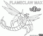 Flameclaw Max. Invizimals Shadow Zone. Cette créature ressemblant à un scorpion est le roi du désert égyptien