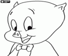 Porky le Cochon, un personnage de dessin animé dans Loonely Tunes de la Warner Bros