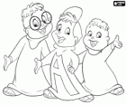 Alvin et les Chipmunks, un groupe musical formé par trois écureuils