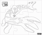 Casse-tête de Ben 10. Puzzle de Upgrade ou Bioech en action
