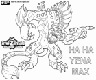 Ha Ha Yena Max. Invizimals Shadow Zone. Le bouffon de la savane à des blagues avec tout le monde