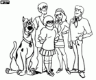 Scooby Doo et toute la bande: Sammyy, Véra, Fred et Daphne
