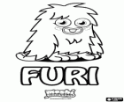 Furi. Moshi Monsters. Un petit troll poilu