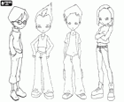 Code Lyoko, les protagonistes des aventures sont un groupe d'étudiants