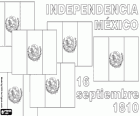 Jour de l'Indépendance du Mexique. Commémore le 16 de Septembre de 1810, le début de la lutte contre la domination espagnole