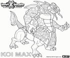 Koi Max. Invizimals Shadow Zone. La carpe japonaise est devenu un redoutable guerrier