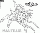 Nautilus. Invizimals Shadow Zone. Il vit dans la mer profonde et utiliser ses tentacules comme des armes électrisante