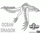Ocean Dragon. Invizimals Shadow Zone. Dragon de l'Océan qui vit sous l'eau salée