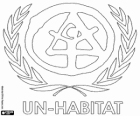 Logo de l'ONU-HABITAT, Programme des Nations Unies pour les établissements humains