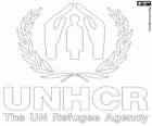 Logo HCR, commissaire des Nations Unies pour les réfugiés