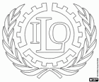 Logo de l'ILO, logo de l'OIT, Organisation internationale du Travail