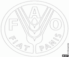 Logo de la FAO, Organisation des Nations Unies pour l'alimentation et l'agriculture