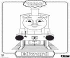 Edward, la locomotive en bleu a le numéro 2