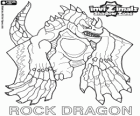 Rock Dragon. Invizimals Shadow Zone. Les dragons de rocher vivent dans les cratères de volcans