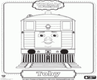 Toby, l'ancienne locomotive brune nº 7 de Thomas et ses amis