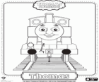 Thomas, la locomotive bleue avec le numéro 1