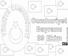 Jour de la République de Turquie, 29 Octobre. Il commémore la proclamation de la république en 1923