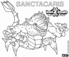 Sanctacaris. Invizimals Shadow Zone. Le premier dinosaure à utilisé ses mains pour lutter contre