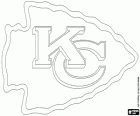 Logo de Kansas City Chiefs équipe de football de division de l'Ouest AFC, Kansas City, Missouri