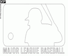 Logo de la MLB, Ligue majeure de baseball à les États-Unis et au Canada