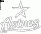 Logo Houston Astros, équipe de baseball de la Ligue nationale de division centrale, Houston, Texas