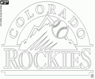 Logo de Colorado Rockies, équipe de baseball de la Division Ouest de la Ligue nationale, Denver, Colorado
