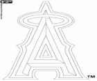 Logo de Los Angeles Angels of Anaheim, équipe de baseball de la Division Ouest de la Ligue américaine, Anaheim, Californie