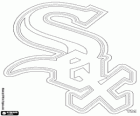 Logo Chicago White Sox, équipe de baseball dans la division Centrale de la Ligue américaine, Chicago, Illinois